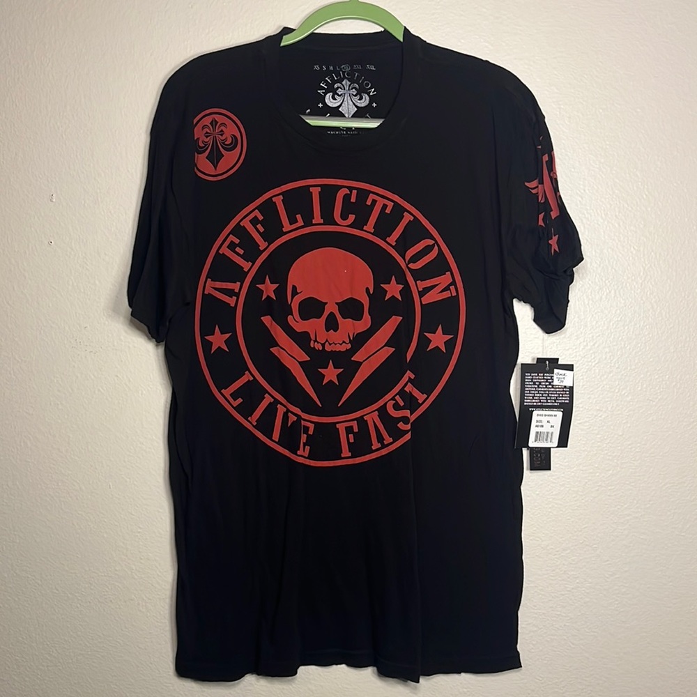 NWT Affliction men’s t-shirt.